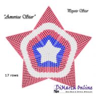 Tutorial 17 rows - America 3D Peyote Star + Basic Tutorial Little 3D Peyote Star (download link per e-mail)