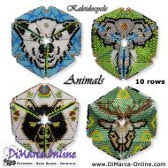 Tutorial 10 rows - Animals Kaleidocycle incl. Basic Tutorial (download link per e-mail) - NEW format