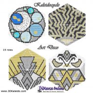 Tutorial Art Deco Kaleidocycle incl. Basic Tutorial (download link per e-mail)