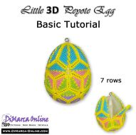 Basic Tutorial - Little 3D Peyote Egg (download link per e-mail) - NEW format