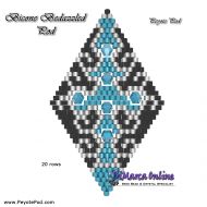 Tutorial 20 rows - Bicone Bedazzled 3D Peyote Pod + Basic Tutorial (download link per e-mail)