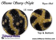 Tutorial 15 rows - Bicone Starry Night Peyote Ball incl. Basic Tutorial (download link per e-mail)