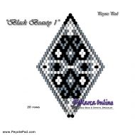 Tutorial 20 rows - Black Beauty 1 - 3D Peyote Pod + Basic Tutorial (download link per e-mail)