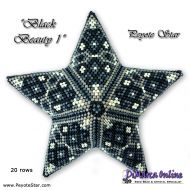 Kit Black Beauty 1 - 3D Peyote Star