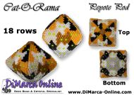Tutorial 18 rows - Cat-O-Rama 3D Peyote Pod + Basic Tutorial (download link per e-mail)