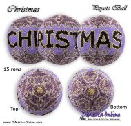 Tutorial 15 rows - Christmas Peyote Ball incl. Basic Tutorial (download link per e-mail)