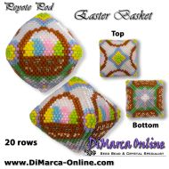 Tutorial 20 rows - Easter Basket 3D Peyote Pod + Basic Tutorial (download link per e-mail)