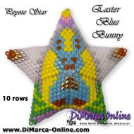 3D Peyote Heart Beading Pattern - SMALL DOTTED HEART ORNAMENT