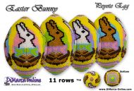 Tutorial 11 rows - Easter Bunny Peyote Egg incl. Basic Tutorial (download link per e-mail)