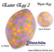 Tutorial 11 rows - Easter Egg 2 Peyote Egg incl. Basic Tutorial (download link per e-mail)