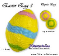 Tutorial 11 rows - Easter Egg 3 Peyote Egg incl. Basic Tutorial (download link per e-mail)