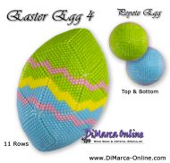 Tutorial 11 rows - Easter Egg 4 Peyote Egg incl. Basic Tutorial (download link per e-mail)