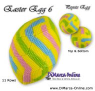 Tutorial 11 rows - Easter Egg 6 Peyote Egg incl. Basic Tutorial (download link per e-mail)