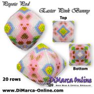 Tutorial 20 rows - Easter Pink Bunny 3D Peyote Pod + Basic Tutorial (download link per e-mail)