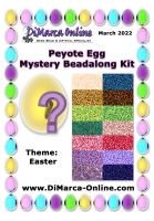 * Peyote Egg Mystery Beadalong Kit * March 2022 - Easter