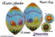 Tutorial 15 rows - Easter Garden Peyote Egg incl. Basic Tutorial (download link per e-mail)