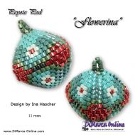 Tutorial 11 rows - Flowerina 3D Peyote Pod + Basic Tutorial (download link per e-mail)