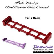 Holder Stand for Bead Organizer Rings Connected