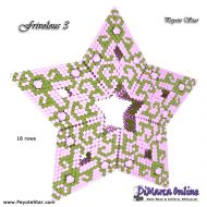 Tutorial 18 rows - Frivolous 3 - 3D Peyote Star + Basic Tutorial Little 3D Peyote Star (download link per e-mail)