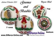 Tutorial 07 rows - Gnomes and Baubles Peyote Ball incl. Basic Tutorial (download link per e-mail)