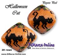 Tutorial 20 rows - Halloween Cat 3D Peyote Pod + Basic Tutorial (download link per e-mail)