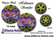 Tutorial 15 rows - Halloween Sampler Peyote Ball incl. Basic Tutorial (download link per e-mail)