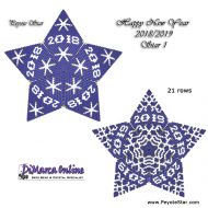 Tutorial 21 rows - HNY 2018-2019 Star 1 - 3D Peyote Star + Basic Tutorial Little 3D Peyote Star (download link per e-mail)