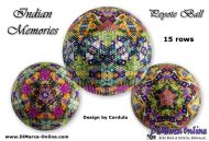 Tutorial 15 rows - Indian Memories Peyote Ball incl. Basic Tutorial (download link per e-mail)