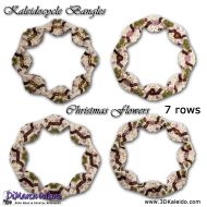 Tutorial Christmas Flowers Kaleidocycle Bangle incl. Basic Tutorial (download link per e-mail) - NEW format
