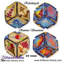 Tutorial 10 rows - Summer Sensations Kaleidocycle incl. Basic Tutorial (download link per e-mail) - NEW format