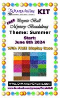 * Peyote Ball Beadalong Kit * June 2024 - Summer Peyote Ball - with FREE Display Base