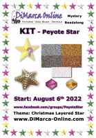 * Peyote Star Mystery Beadalong Kit * August 2022 - Layered Christmas