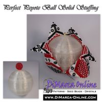 Perfect 3D Peyote Ball Solid Stuffing