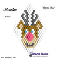 Tutorial 16 rows - Reindeer 3D Peyote Pod + Basic Tutorial (download link per e-mail)