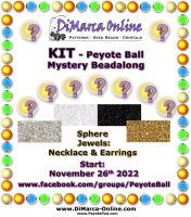 * Peyote Ball Beadalong Kit * - November 2022 Sphere Jewels 
