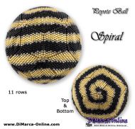 Tutorial 11 rows - Spiral Peyote Ball incl. Basic Tutorial (download link per e-mail)