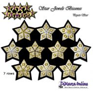 Tutorial 07 rows - Star Jewels Bicones x 10 - 3D Peyote Star + Basic Tutorial (download link per e-mail)