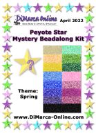 * Peyote Star Mystery Beadalong Kit * April 2022 - Spring