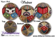 Tutorial 15 rows - Vodoun Peyote Ball incl. Basic Tutorial (download link per e-mail)