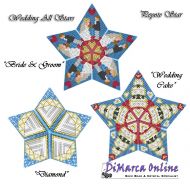 Tutorial 20 - 25 rows - Wedding/Marriage All Stars 3D Peyote Star + Basic Tutorial Little 3D Peyote Star (download link per e-mail)