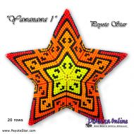 Tutorial 20 rows - Yawanawa 1 - 3D Peyote Star + Basic Tutorial Little 3D Peyote Star (download link per e-mail)