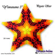 Tutorial 20 rows - Yawanawa 3 - 3D Peyote Star + Basic Tutorial Little 3D Peyote Star (download link per e-mail)