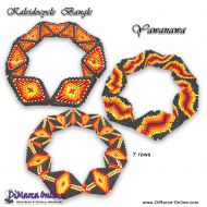 Tutorial Yawanawa Kaleidocycle Bangles 3 x incl. Basic Tutorial (download link per e-mail)