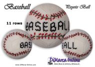 Tutorial 11 rows - Baseball Peyote Ball incl. Basic Tutorial (download link per e-mail)