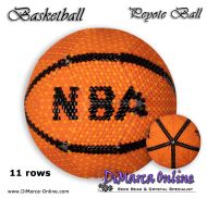 Tutorial 11 rows - Basketball Peyote Ball incl. Basic Tutorial (download link per e-mail)