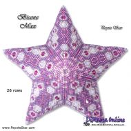 Tutorial 26 rows - Bicone Max 3D Peyote Star + Basic Tutorial Little 3D Peyote Star (download link per e-mail)