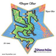 Tutorial 20 rows - Dragon 3D Peyote Star + Basic Tutorial Little 3D Peyote Star (download link per e-mail)