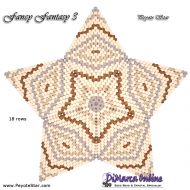 Tutorial 18 rows - Fancy Fantasy 3 - 3D Peyote Star + Basic Tutorial Little 3D Peyote Star (download link per e-mail)