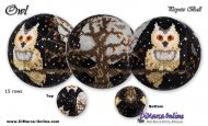 Tutorial 15 rows - Owl Peyote Ball incl. Basic Tutorial (download link per e-mail)