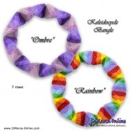 Tutorial Rainbow + Ombre Kaleidocycle Bangle incl. Basic Tutorial (download link per e-mail)